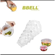 Bbell Silicon Lids 6pcs in set