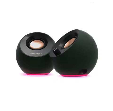Original Brand Creative Pebble Pro 2.0 USB-C Computer Speakers with RGB Wired Mini Speaker System fo