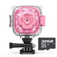 AKAMATE Kids Action Camera Waterproof Video Digital Children Cam 1080P HD Sports Camera Camcorder fo