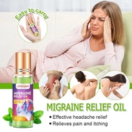 Jemeesen Migraine Relief Oil Relief Cold Headache Refresh Dizziness Herbal Oil Roll - Essential Sinu