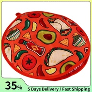 12inch Cloth Bag for Burrito,Portable Tortilla Warmer Pouch Home for Microwave Restaurant Food Panca