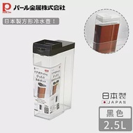 【日本珍珠金屬】日本製方形冷水壺2.5L -黑色