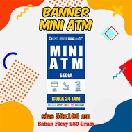 Mini ATM Banner | Mini ATM Banner | Print ATM Banners in 280gsm Flexy Material