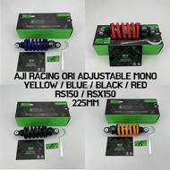 AJI ORI STD ADJ MONO 225MM RS150 RSX150 AJI RACING MONOSHOCK ABSORBER STANDARD ADJUSTABLE MONO SHOCK