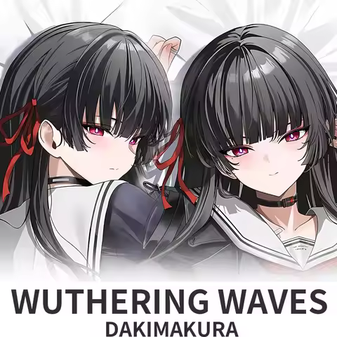 Dakimakura Hugging Body Pillow Case Anime Wuthering Waves Kuchiba Chisa Pillow Cushion Cover