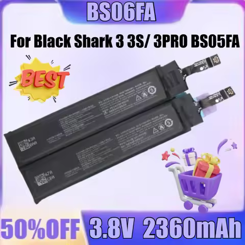 NEW For XIAOMI CellPhone Battery BS06FA for Black Shark 3 3S/ BS05FA for Black Shark 3PRO Replacemen