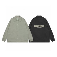 FEAR OF GOD FOG 復線 ESSENTIALS 植絨高街風衣教練夾克外套 - 香港發貨