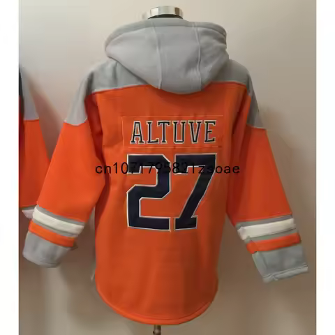 Jose Altuve Jersey 27 America Houston Baseball Hoodies 3 Jeremy Pena Jersey 44 Yordan Alvarez Pullov