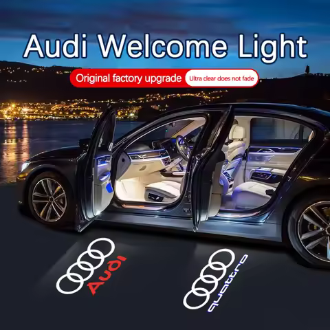 Led Car Door Welcome Light Logo Projector Laser For Audi A1 A3 A4 A5 A6 B5 B6 B7 B8 C5 C6 C7 A7 A8 Q