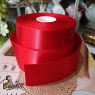 Ribbon Satin Plain Color Width 2 Inches (Two Inches) x Length 1 Yard (Cut To 90cm)