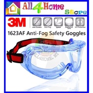 3M 1623AF Full View Safety Goggles Anti-Fog Chemical Splash Goggles