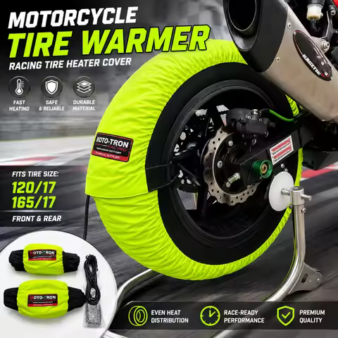 Motorcycle Racing Tire Warmer Tyre Warmer Heater Cover Fit 120/ 165 17 Front and Rear Moto Accessore