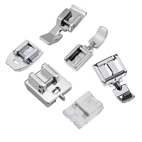 6 Kinds Zipper Sewing Machine Foot Household Sewing Machine Parts for Brother Singer janome etc