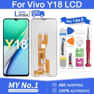 Original LCD With Frame For Vivo Y18/Y03 V2332/Y18e LCD Screen Display Touch Screen Digitizer Assemb