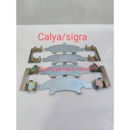 Kawat brake pad,clip brake pad,plat brake pad calya,sigra set (2 roda)