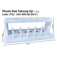 PLASTIC RAK TABUNG UJI ITSC - 042 SAINS SCIENCE ABM BBM TEACHING AIDS