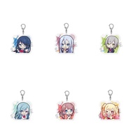 Project Sekai PJSK Acrylic Mica keychain printed with Ichika Shizuku Shiho Haruka Honami Kanade Saki