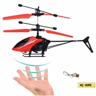 Hand Sensor Induction Fun Mini RC Aircraft Helicopter Kids Flying Toy With Light RC58 Plane Toy Aero