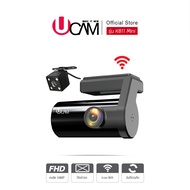 กล้องติดรถยนต์ UCAM รุ่น K811mini หน้าและหลัง wifi gps ความเร็ว ดูผ่านมือถือได้ FULLHD อุปกรณ์เสริมค