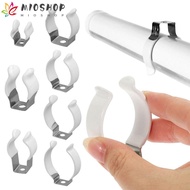 MIOSHOP 5Pcs Lamp Tube Clip, With Rubber Protection Fixing Clips Spring Terry Clip,  Clamp Holders T