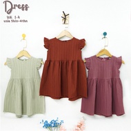 Kelvin kids' Aunice Ruffled Bottom Dress Ages 0-4 years