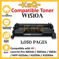Compatible 151A Toner with NEW CHIP W1510A for Laserjet Pro 4003dn 4003dw 4003n MFP 4103dw 4103fdn 4