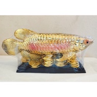 Lucky fish Arowana statue resin home decorations good fortune