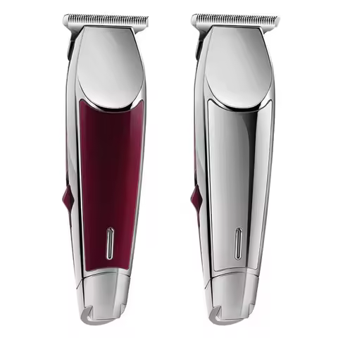 Professional Electric Hair Clipper Steel Blade Rechargeable Hair Trimmer for Men Salon Precision 0.1