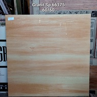 Granit lantai 60x60cm Sun Power G 66175 Kw.1Glossy (Motif Kayu). 