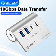 ORICO 10Gbps USB 3.2 HUB Aluminum High Speed HUB USB Type C OTG Splitter for MacBook PC Accessories 