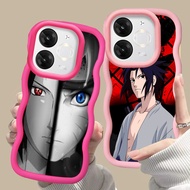 MERAH D-30 Anime Naruto Pink red Casing for ITEL S25 Ultra A50 A90 P55 A80 black