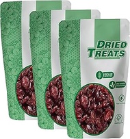 Dried Treats Dried Cranberries Slices 600 Grams (200g X 3) – Craneberries Dry Fruit | Sweet and Juic