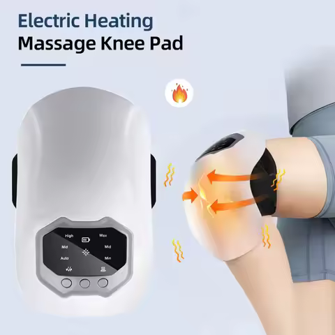 Smart Knee Massager Hot Compress Knee Relaxing Massager Infrared Heat and Vibration Knee Pain Relief