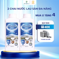 COMBO nước lau sàn đa năng Dr Natro lau nhà cửa sạch sẽ - em3natro