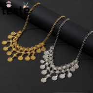 Coin Necklace, Versatile Bohemian Style Tassel Necklace, Multipurpose Vintage Bohemian Necklace For 