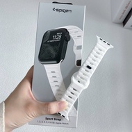 Spigen Soft Rubber Strap For Apple Watch Band Ultra2 49mm 45mm 44mm 42mm 40 41mm 38mm Sport Waterproof wristband Without box iWatch 9 Se 8 7 6 5 3 4