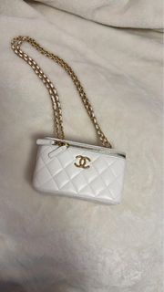 Chanel Vanity case box bag 內蓋有鏡 化妝袋