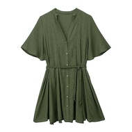 HIJAU Green Mini DRESS Green