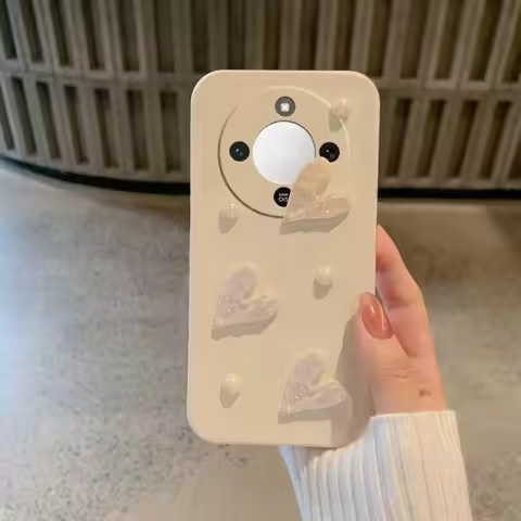 For Honor Magic 8Lite Magic 7Lite Magic 6Lite Magic 5Lite X9D Laser Love Heart Peals Soft Slicon TPU