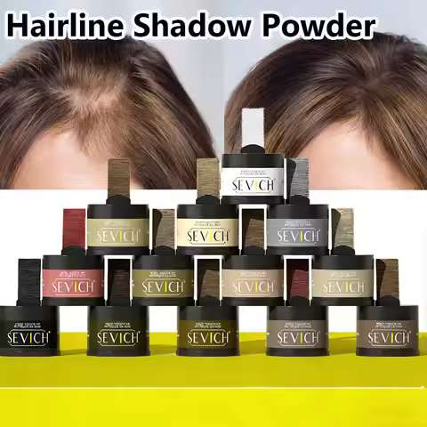 Sevich Hair Shadow Powder 13 Color Instantly Hair Line Powder Women Men Makeup Hair Concealer Natura
