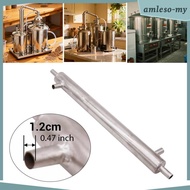 [AmlesoMY] DIY Brewing Accessory Stainless Steel Cooler Distiller Condenser Double Water Pipe for Ho