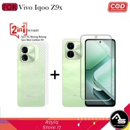 2IN1 Anti-Scratch Clear Premium Package with Holes on the Camera Vivo Iqoo Z7 Z7X Z9 Z9X Z10 Z10 LIT