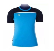WARRIX SPORT เสื้อฟุตบอลตัดต่อ WA-1531  (สีฟ้า-ดำ)