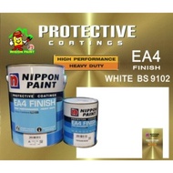 EA4 EPOXY 1L - BS 9102 White • Nippon • Floor Coating • Heavy Duty Protection WHITE / PUTIH 0001 /