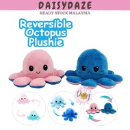 Flip Octopus Doll Reversible Octopus Plush Pillow Daisy