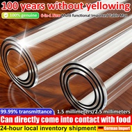 🍔Food Grade🍔 PVC Table Mat 1.5mm/2.5mm alas meja pelapik meja alas meja plastik alas meja bulat pvc桌