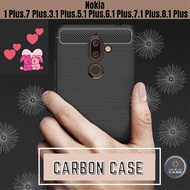 Nokia 1 Plus/7 Plus/3.1 Plus/5.1 Plus/6.1 Plus/7.1 Plus/8.1 Plus Elegance Rugged Carbon Fiber Phone 
