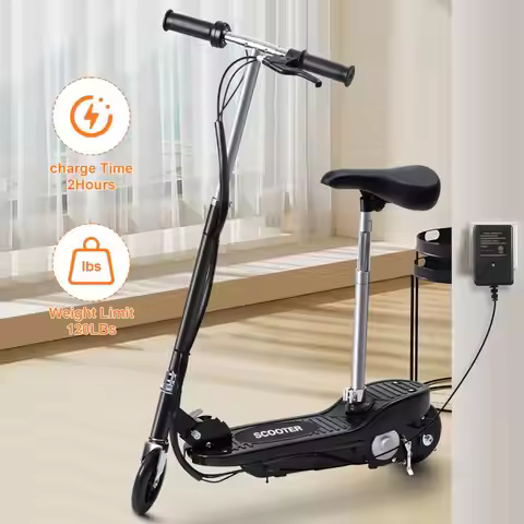 2 Wheel Electric Scooter, Folding E-Scooter for Kids and Toddlers Ages 2-9, Boys and Girls Electric 