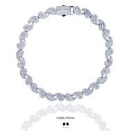 Rimor Jackson Wang Style Full Diamond Cashew Flower Cuban Necklace Hip-Hop Street Fashion Pendant fo