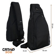 CATNIP 308 HO Tas Selempang Pria Tablet 7 inch Minimalis Hitam Black